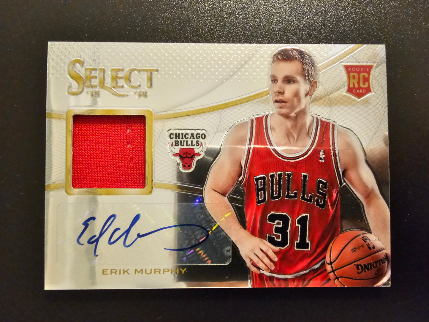 2013-14 Panini Select - Rookie Jersey Autograph - Erik Murphy #4 RY