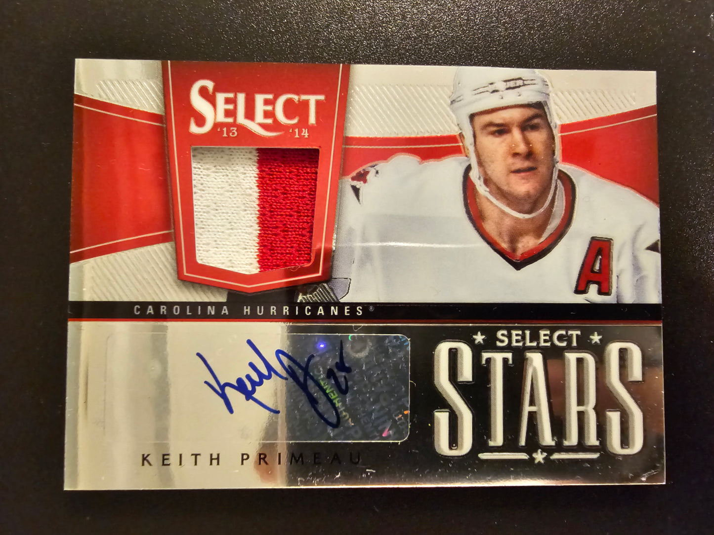 2013-14 Panini Select - Select Stars Jersey Autographs - Prime - Keith Primeau #ST-KP /15
