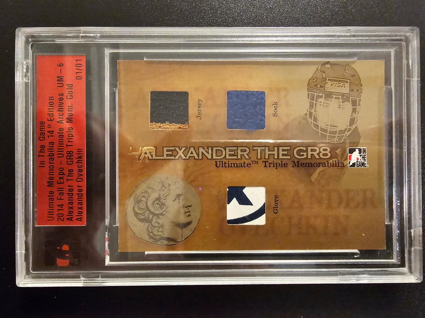 2014 In The Game Ultimate Memorabilia 14th edition Fall Expo Ultimate Archives Alexander Ovechkin UM-6 1of1