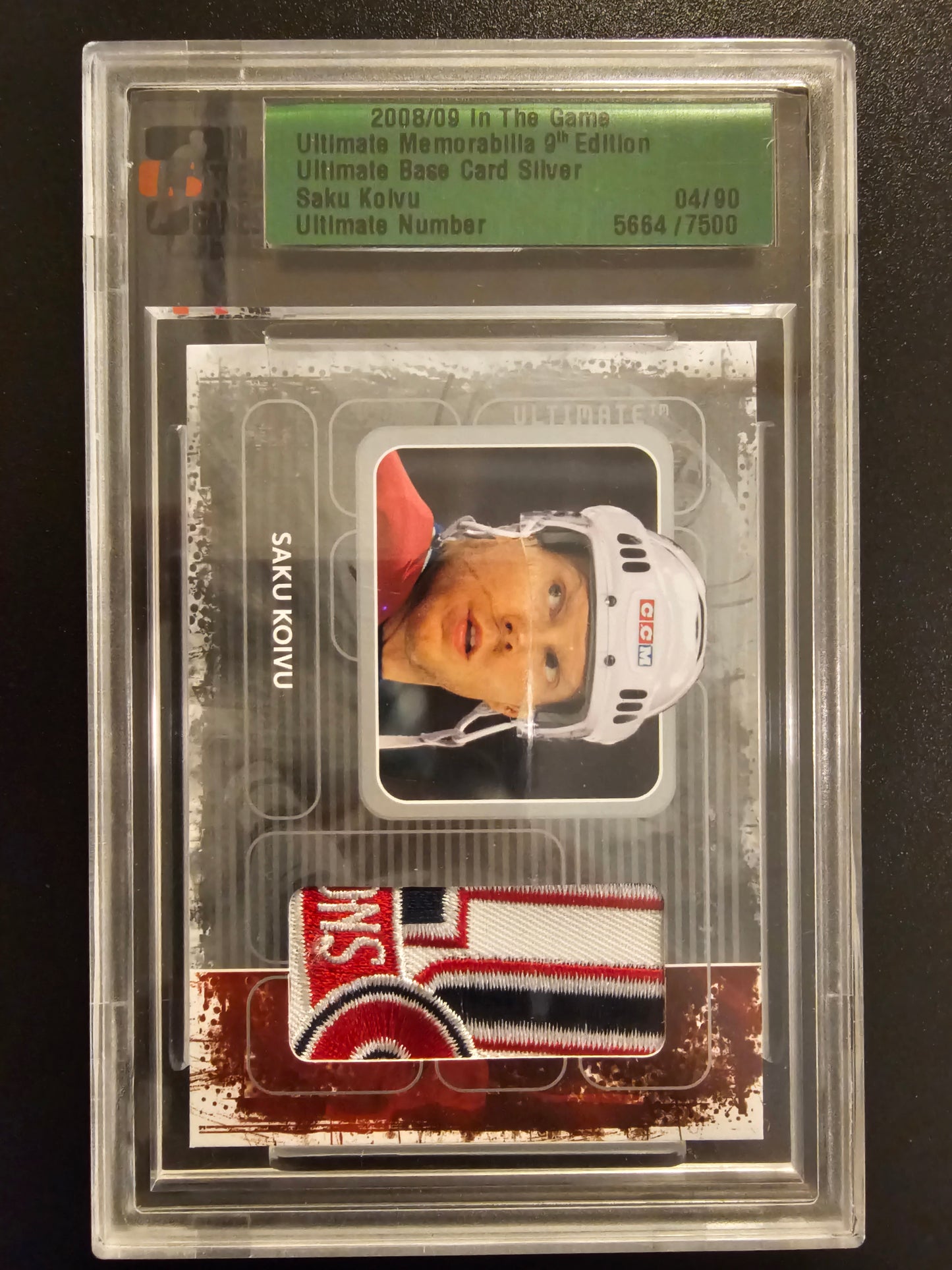 2008-09 In The Game Ultimate Memorabilia 9th Edition Saku Koivu /90