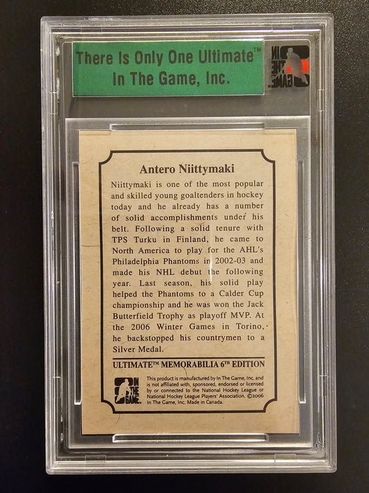 2005-06 In the Game Be A Player Ultimate Memorabilia 6th Edition - Base Series One Antero Niittymaki /9