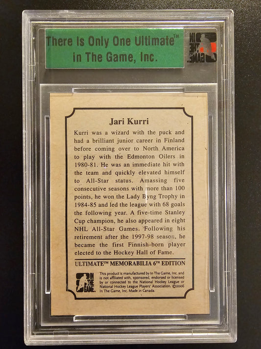 2005-06 In the Game Be A Player Ultimate Memorabilia 6th Edition - Base Card Series Four Jari Kurri /30