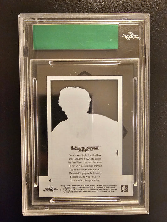 2014-15 In the Game Be A Player Ultimate Memorabilia 14th Edition - Ultimate Base Card Blue Bryan Trottier /10