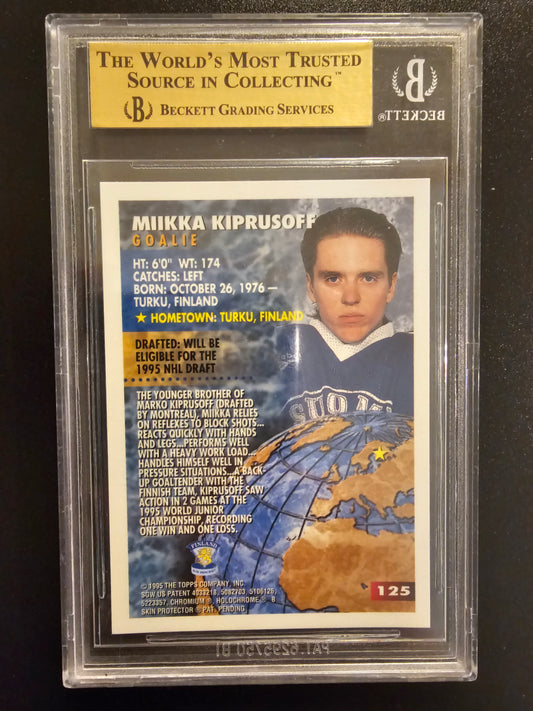 1994-95 Topps Finest - Miikka Kiprusoff #125 BGS 9.5 RC