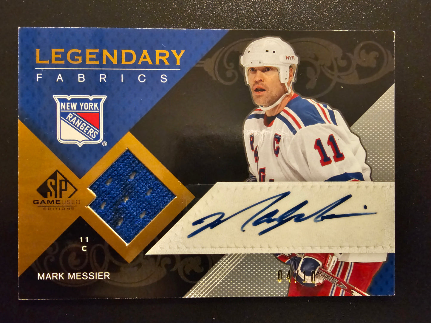 2007-08 Upper Deck SP Game Used Legendary Fabrics - Mark Messier #LAF-MM /10