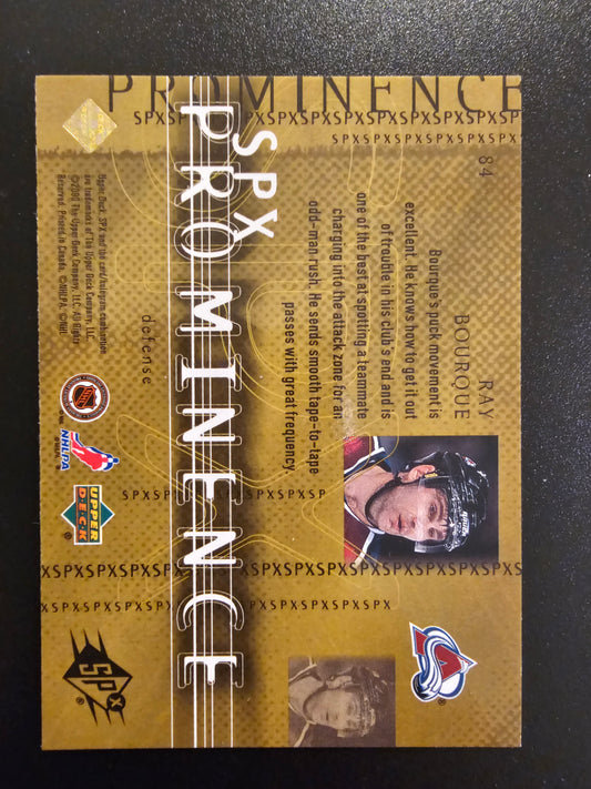2000-01 Upper Deck SPx Spectrrum - Ray Bourque #84 /50