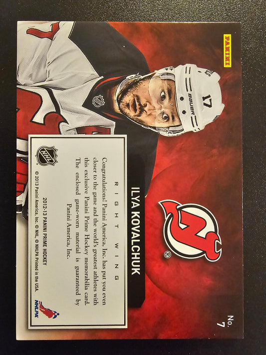 2012-13 Panini Prime - Prime Skates Ilya Kovalchuk #7 /25