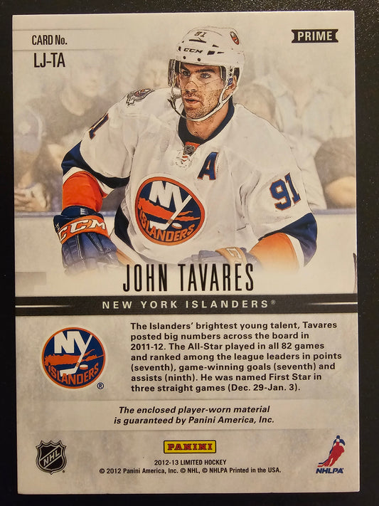 2012-13 Limited - Materials Prime - John Tavares #LJTA /25