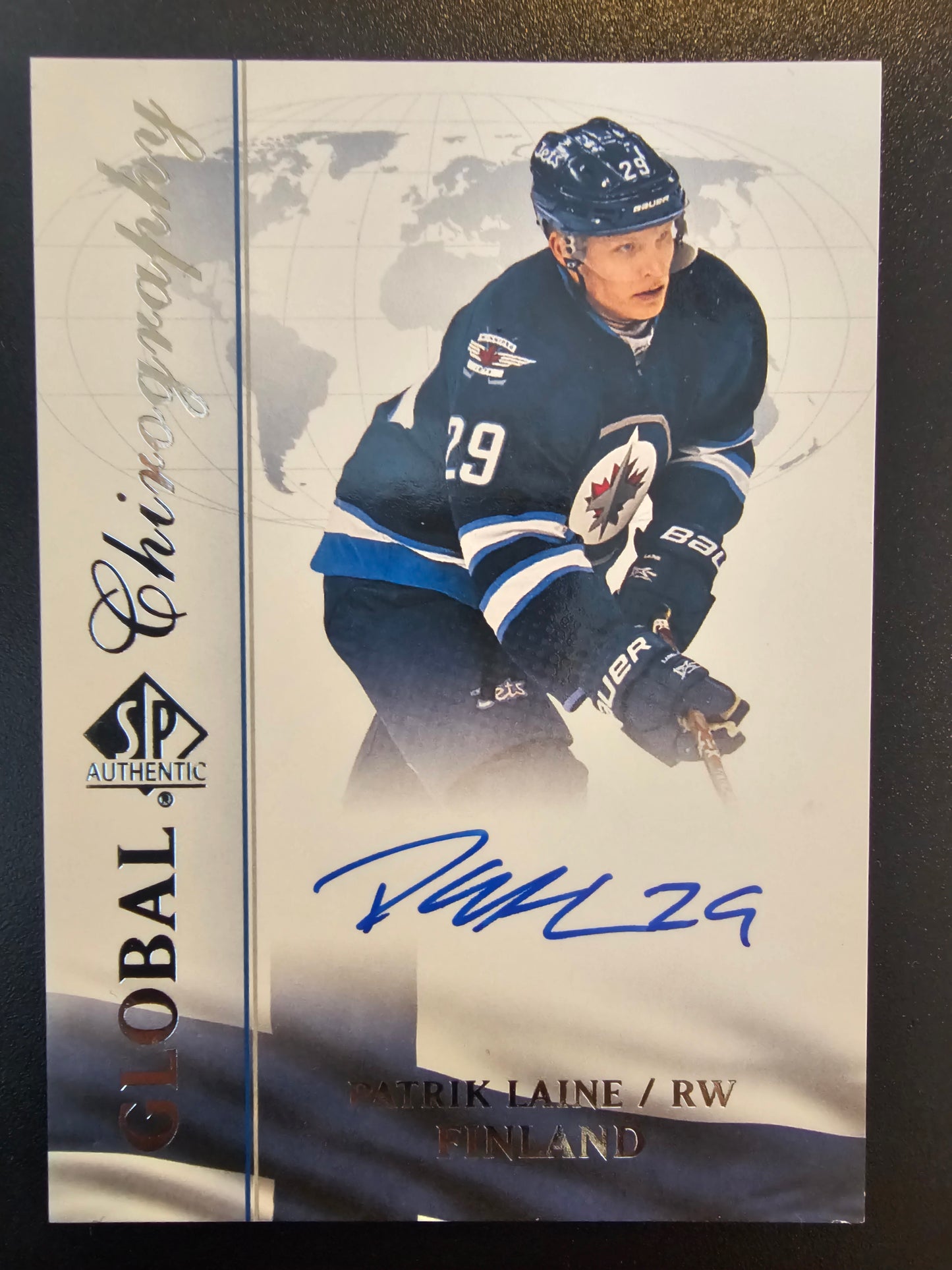 2016-17 SP Authentic - Global Chirography - Patrik Laine #FIN-PL RY