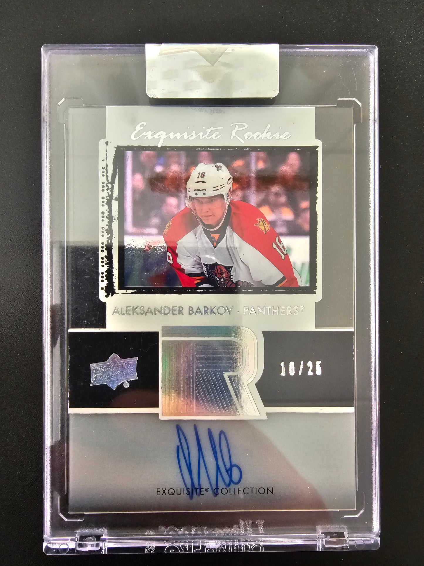2020-21 Upper Deck Clear Cut 03-04 Exquisite Collection Aleksander Barkov #ETAB /25
