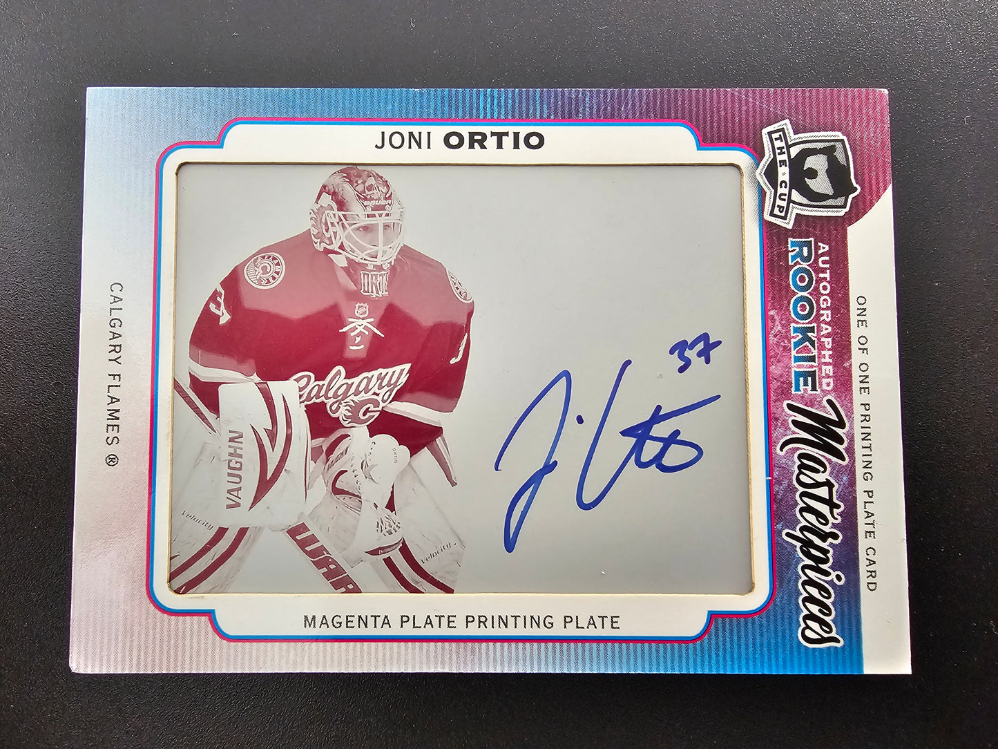 2014-15 The Cup Autographed Rookie Masterpieces printing plate - Joni Ortio #SPX-141 - 1of1 RC