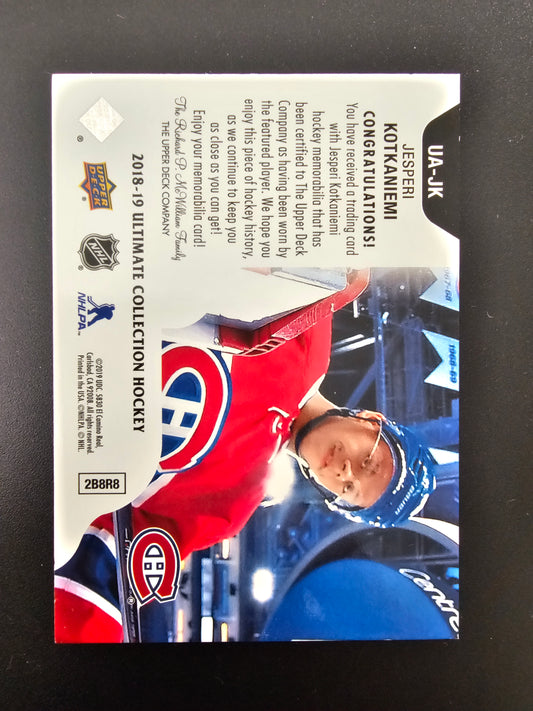 2018-19 Upper Deck Ultimate Collection - Ultimate Access Premium Materials Copper #UA-JK /10 RY