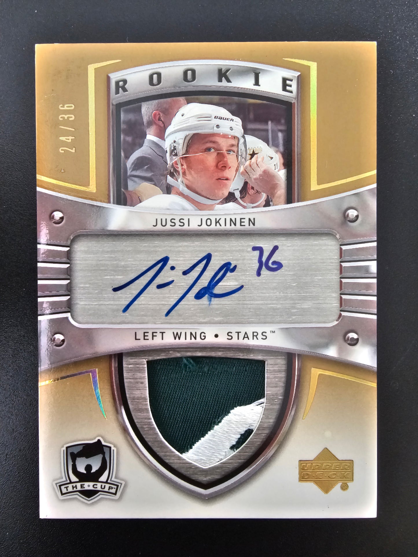 2005-06 Upper Deck The Cup RPA Gold - Jussi Jokinen #112 /36 RC