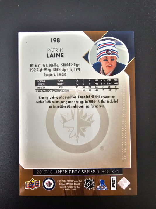 2017-18 Upper Deck - High Gloss - Patrik Laine #198 /10