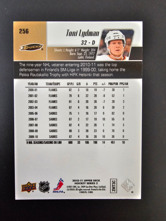 2019-20 Upper Deck 30th Anniversary Buyback 2010-11 - Toni Lydman #256 1of1