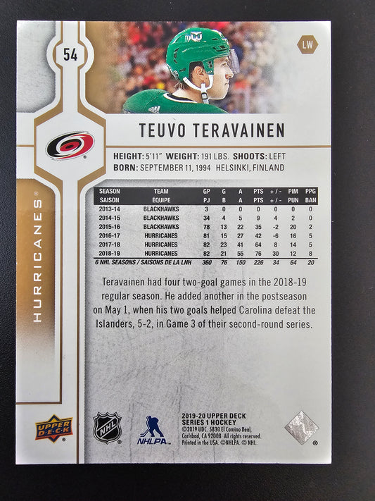 2019-20 Upper Deck - High Gloss - Teuvo Teravainen #54 /10