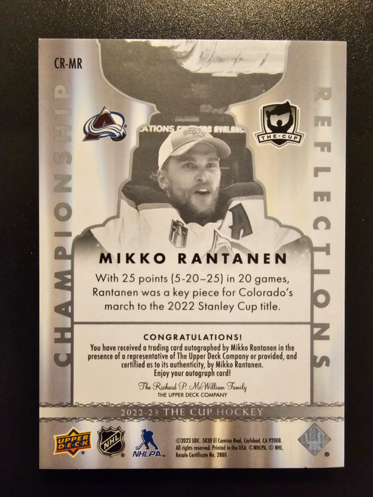 2022-23 Upper Deck The Cup - Championship Reflections - Mikko Rantanen #CR-MR /35