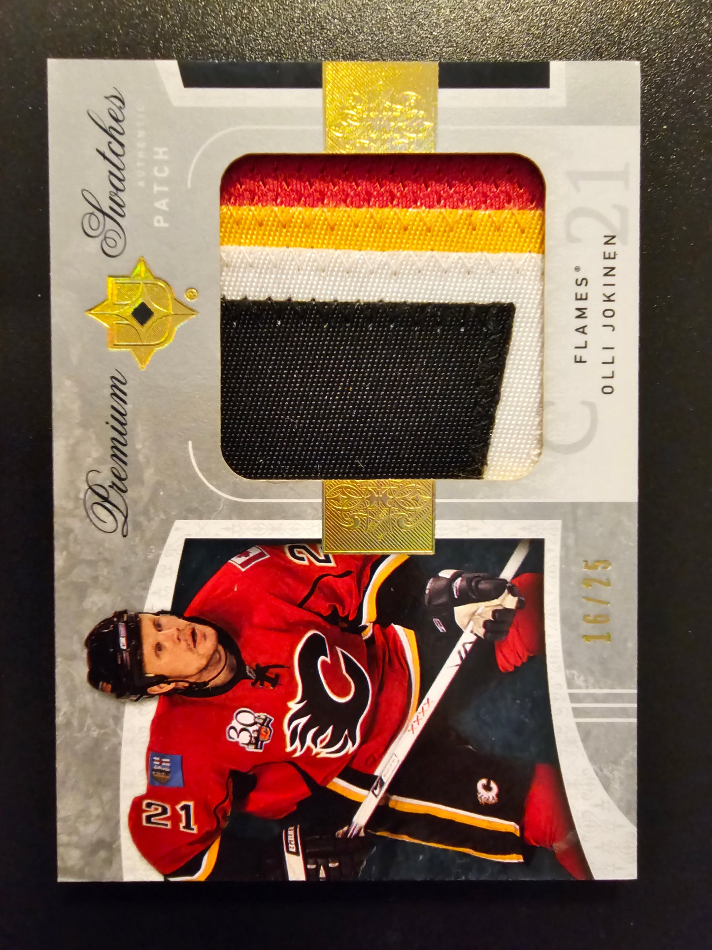 2009-10 Upper Deck Ultimate Collection - Premium Swatches Patch - Olli Jokinen #PS-OJ /25