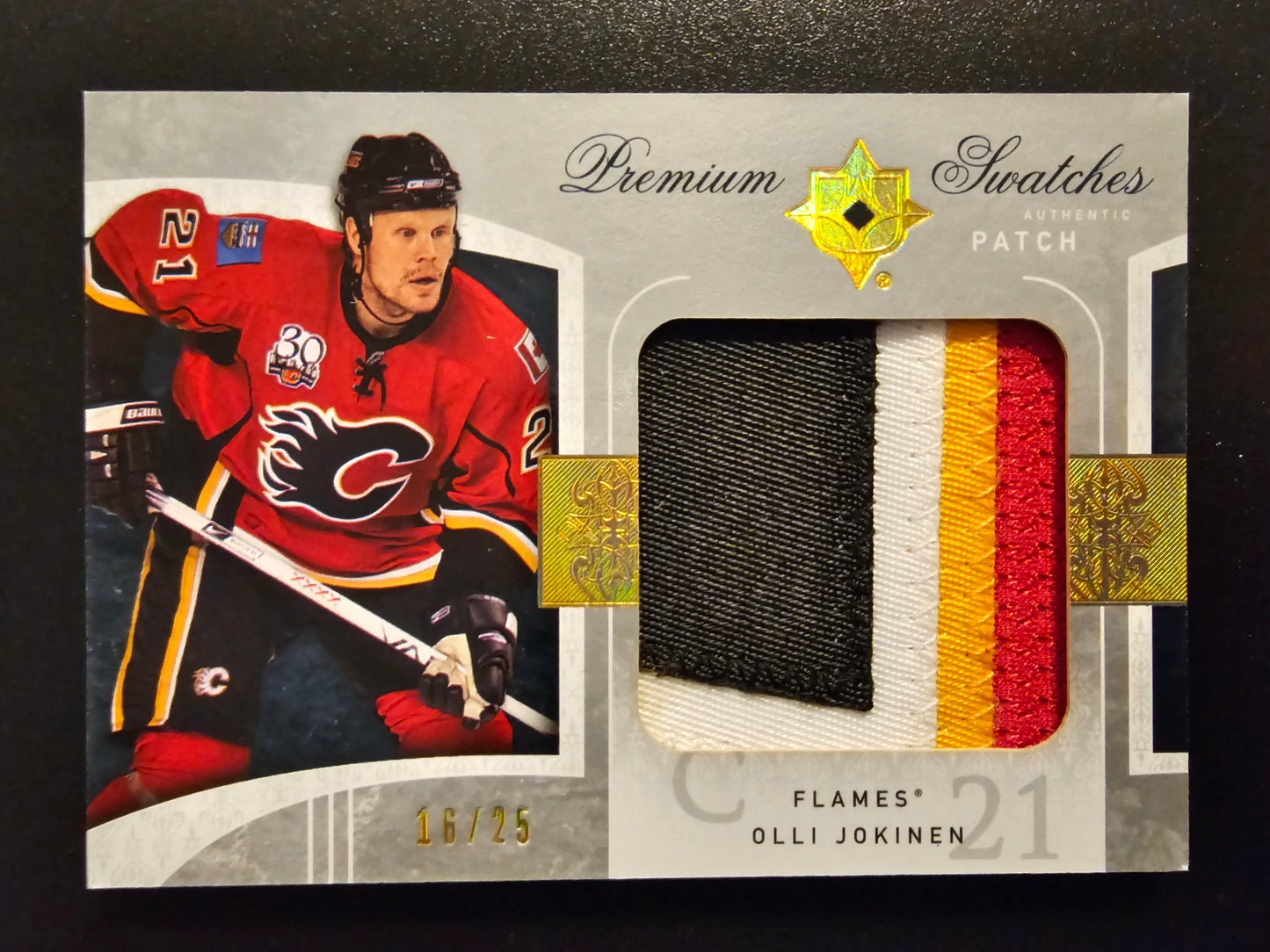 2009-10 Upper Deck Ultimate Collection - Premium Swatches Patch - Olli Jokinen #PS-OJ /25