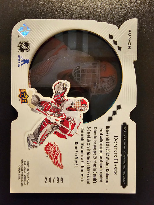 2021-22 Upper Deck Black Diamond - Run for the Cup - Dominik Hasek #RUN-DH /99