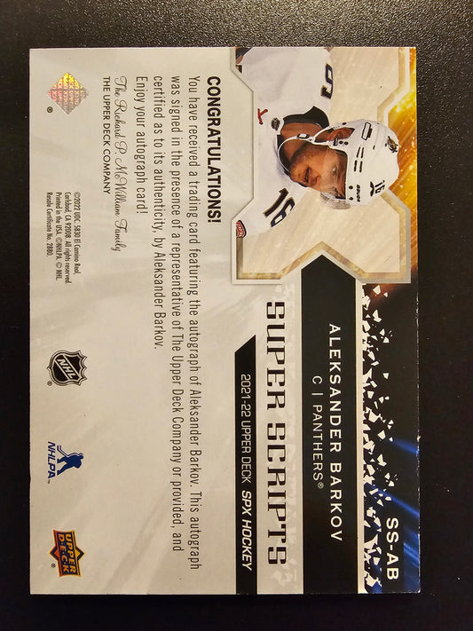 2021-22 SPx - Superscripts - Aleksander Barkov #SS-AB