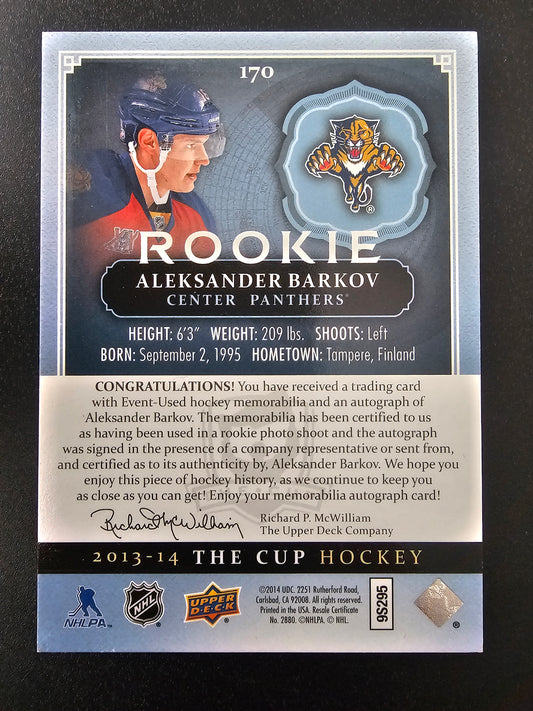 2013-14 Upper Deck The Cup RPA - Aleksander Barkov #170 /249 RC