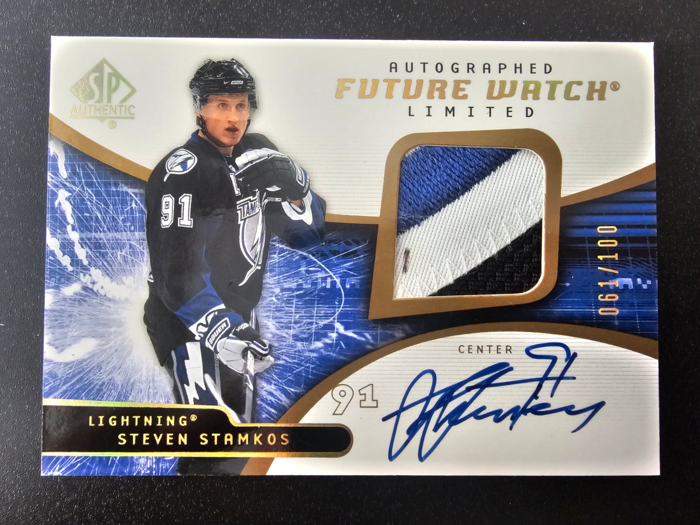 2008-09 Upper Deck SP Authentic - Limited - Autographed Future Watch - Steven Stamkos #247 /100 RC