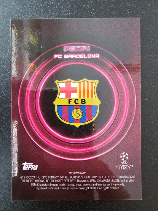 2022-23 Topps Showtime UEFA Club Competitions - Rainbow - Pedri /5