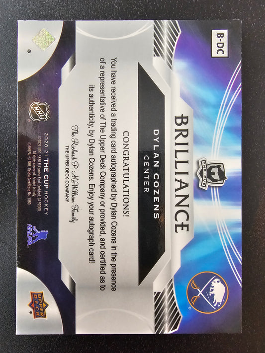 2020-21 Upper Deck The Cup - Brilliance - Dylan Cozens #B-DC RY