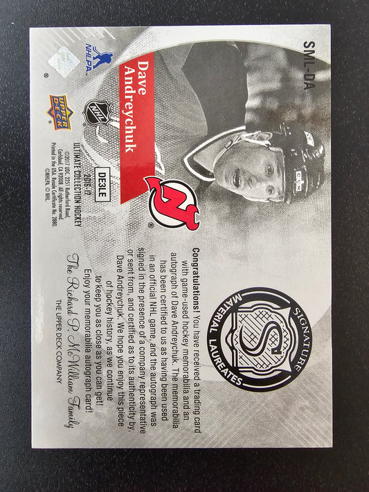 2016-17 Ultimate Collection - Signature Material Laureates - Dave Andreychuk #SML-DA /99