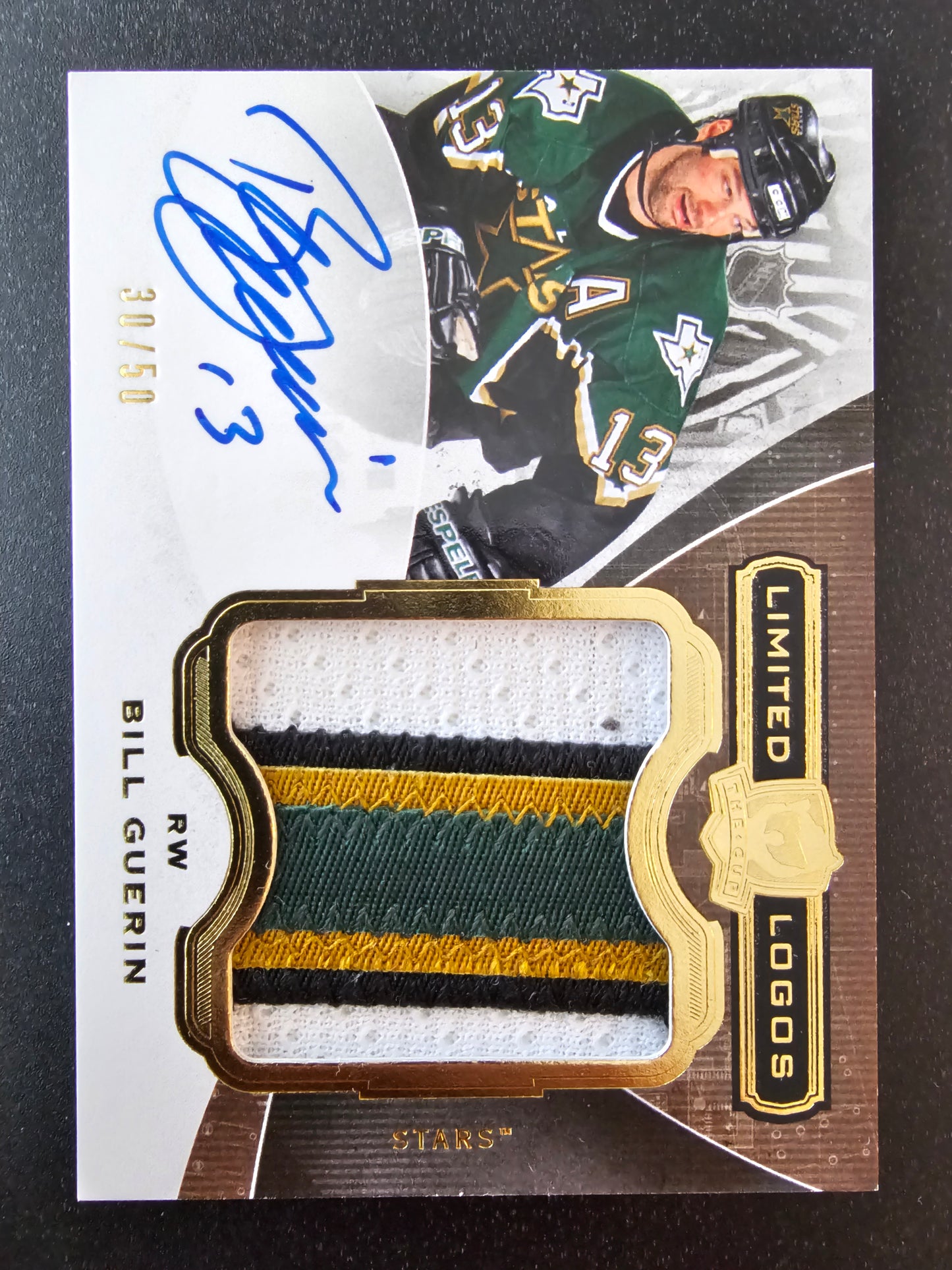 2014-15 Upper Deck The Cup - Limited Logos - Bill Guerin #LL-BG /50