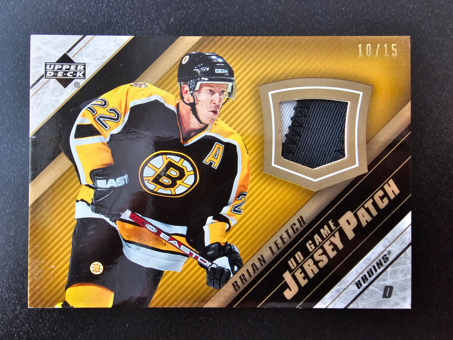 2005-06 Upper Deck - UD Game Jersey Series 2 - Patch - Brian Leetch #P2-BL /15
