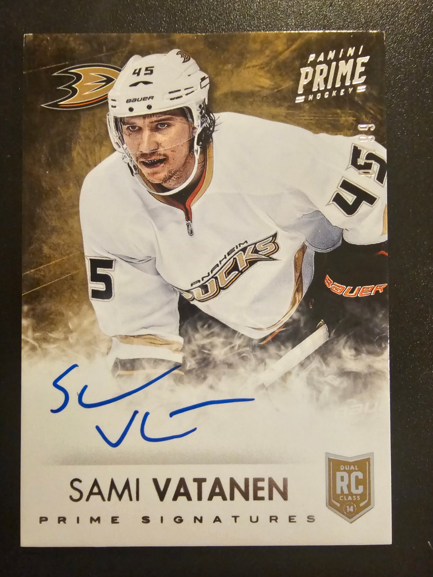 2013-14 Panini Prime - Signatures - Sami Vatanen #S-SV /99 RY