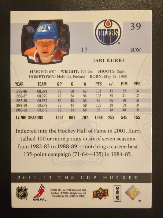 2011-12 Upper Deck The Cup - Jari Kurri #39 /249