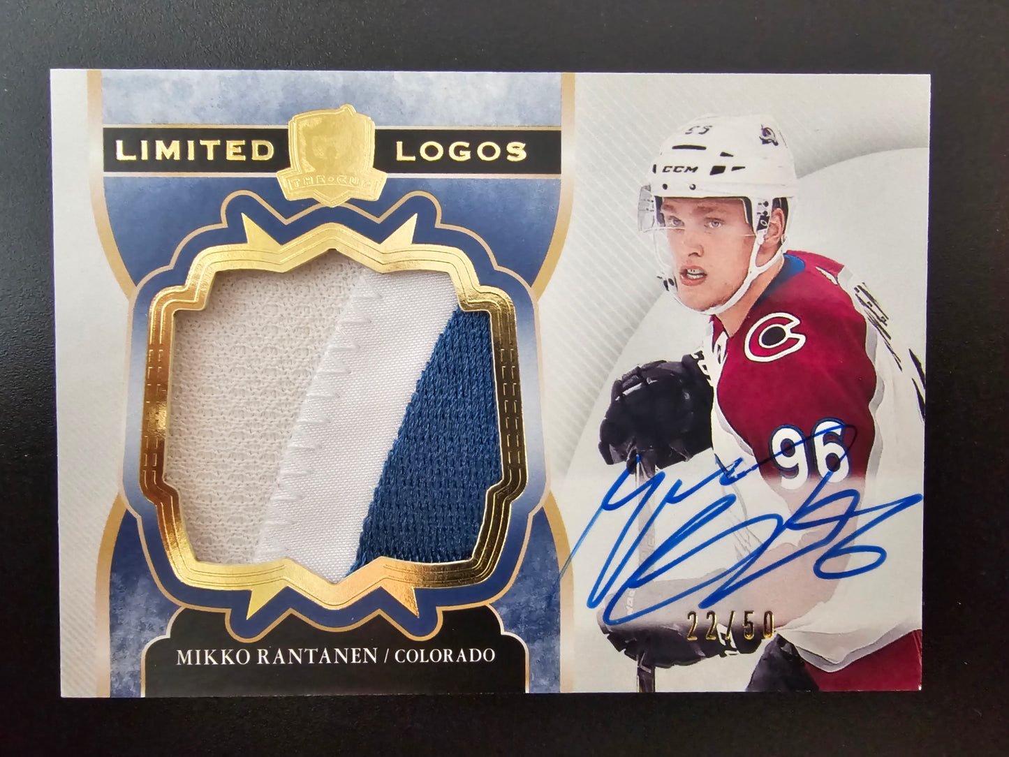 2017-18 Upper Deck The Cup - Limited Logos Autographs - Mikko Rantanen #LL-MR /50