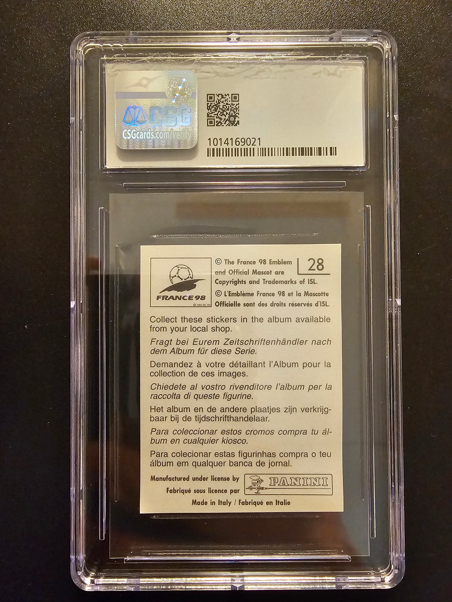 2004 Panini UEFA Euro 2004 - Zlatan Ibrahimovic #197 CSG 9 PRC