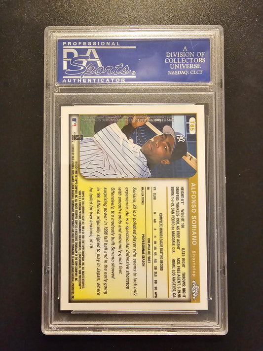 2001 Topps Traded & Rookies - 50 Years Topps Reprint - Alfonso Soriano #T144 PSA10