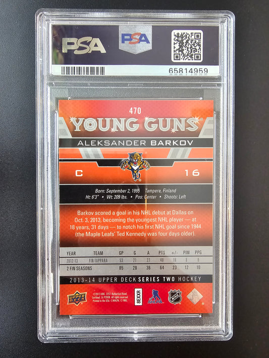 2013-14 Upper Deck Young Guns - Aleksander Barkov #470 PSA 10 RC
