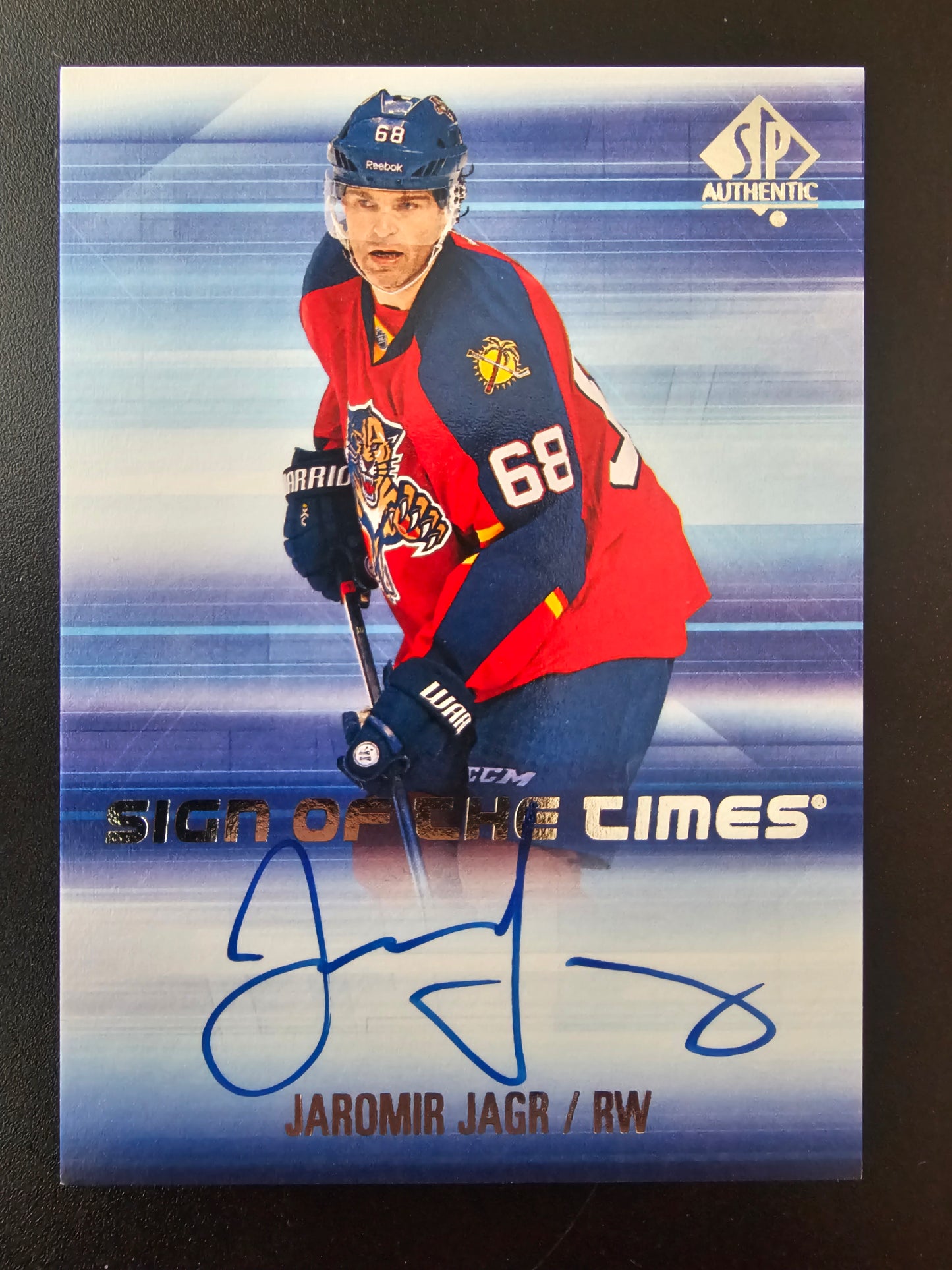 2015-16 Upper Deck SP Authentic - Sign of The Times - Jaromir Jagr #SOTT-JJ