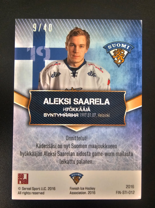 2016 Sereal Team Finland Sticks - Aleksi Saarela #FIN-STI-012 /40