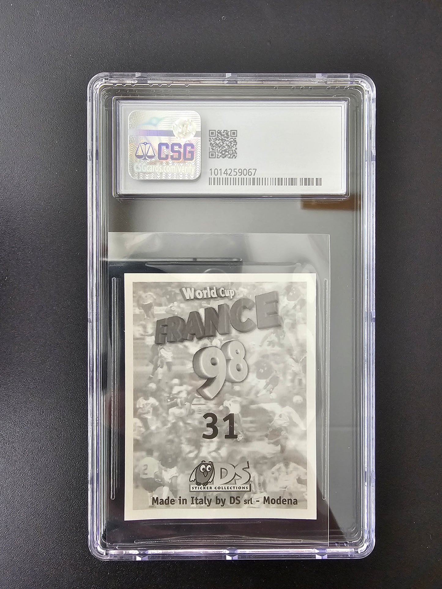 1998 DS Card Collections World Cup France Album Stickers - Ronaldo #31 CSG 8