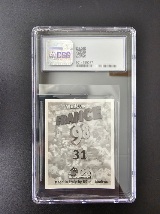 1998 DS Card Collections World Cup France Album Stickers - Ronaldo #31 CSG 8