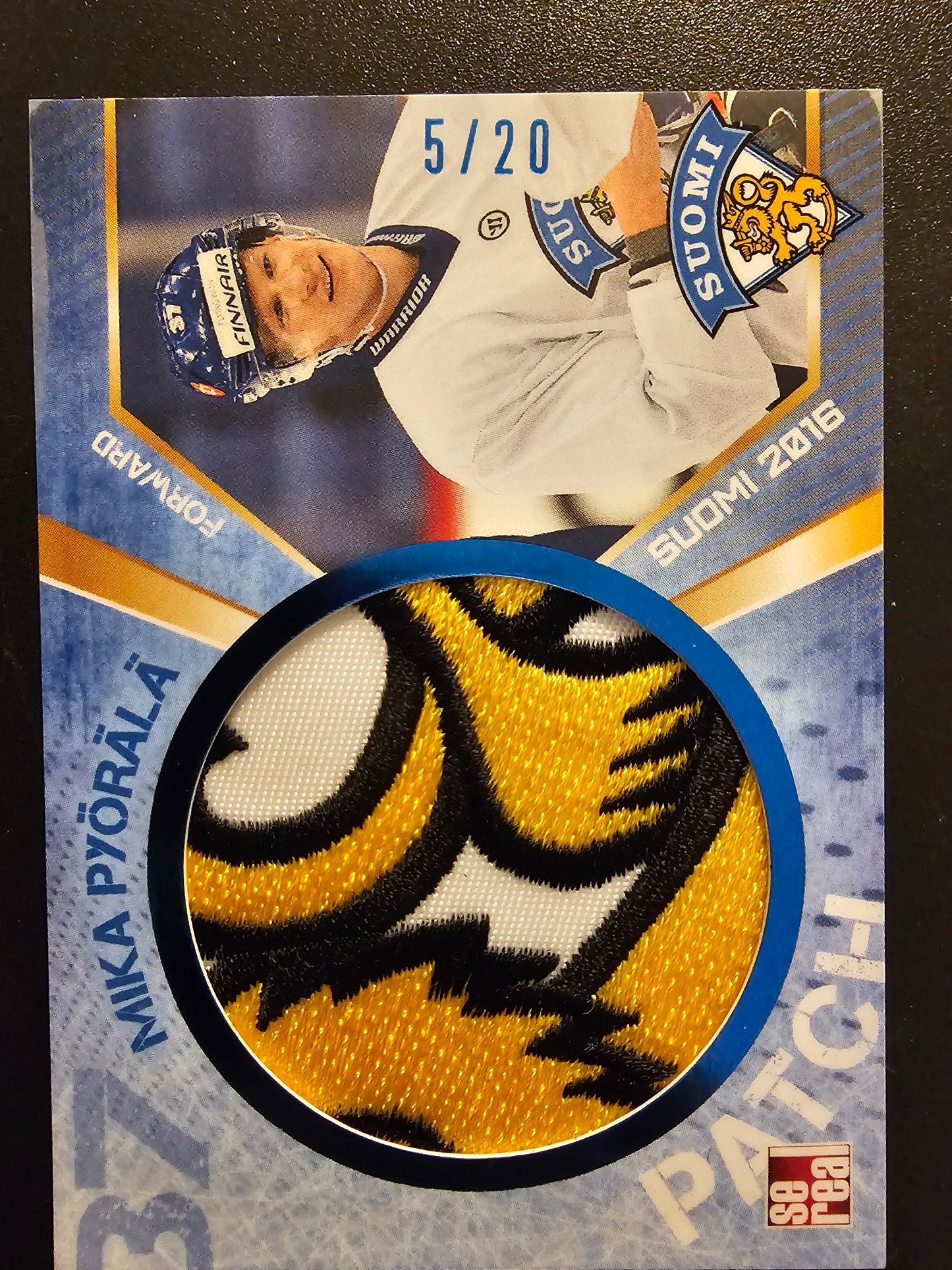 2016 Sereal Team Finland Patch - Mika Pyörälä #FIN-PAT-017 /20