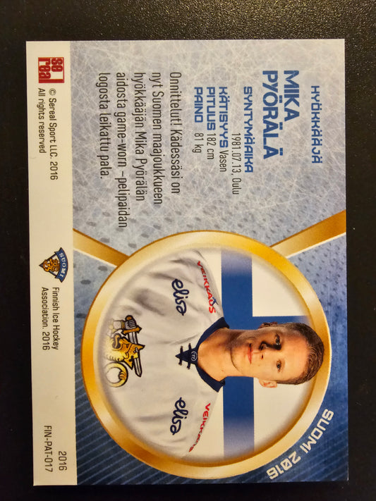 2016 Sereal Team Finland Patch - Mika Pyörälä #FIN-PAT-017 /20