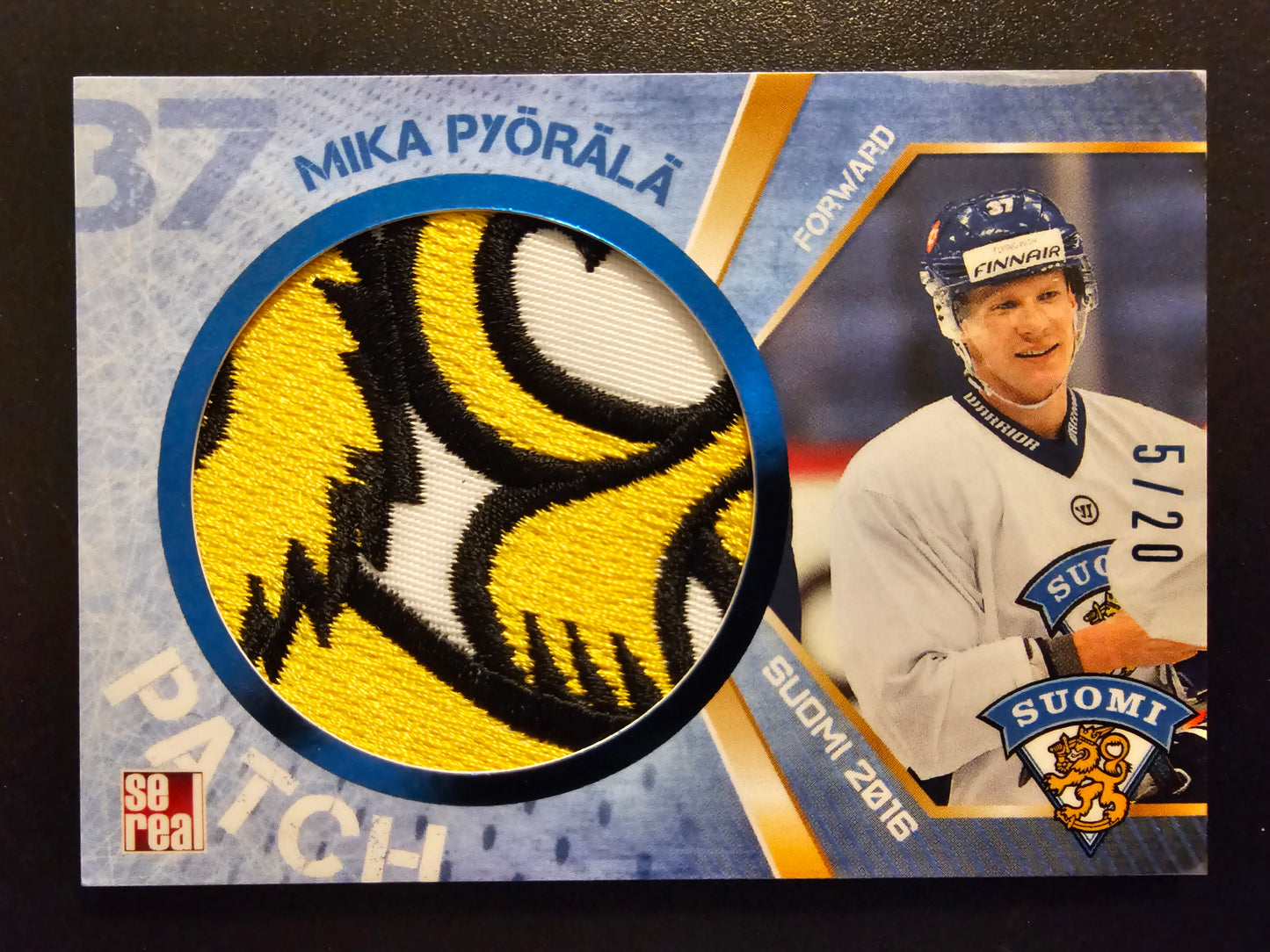 2016 Sereal Team Finland Patch - Mika Pyörälä #FIN-PAT-017 /20