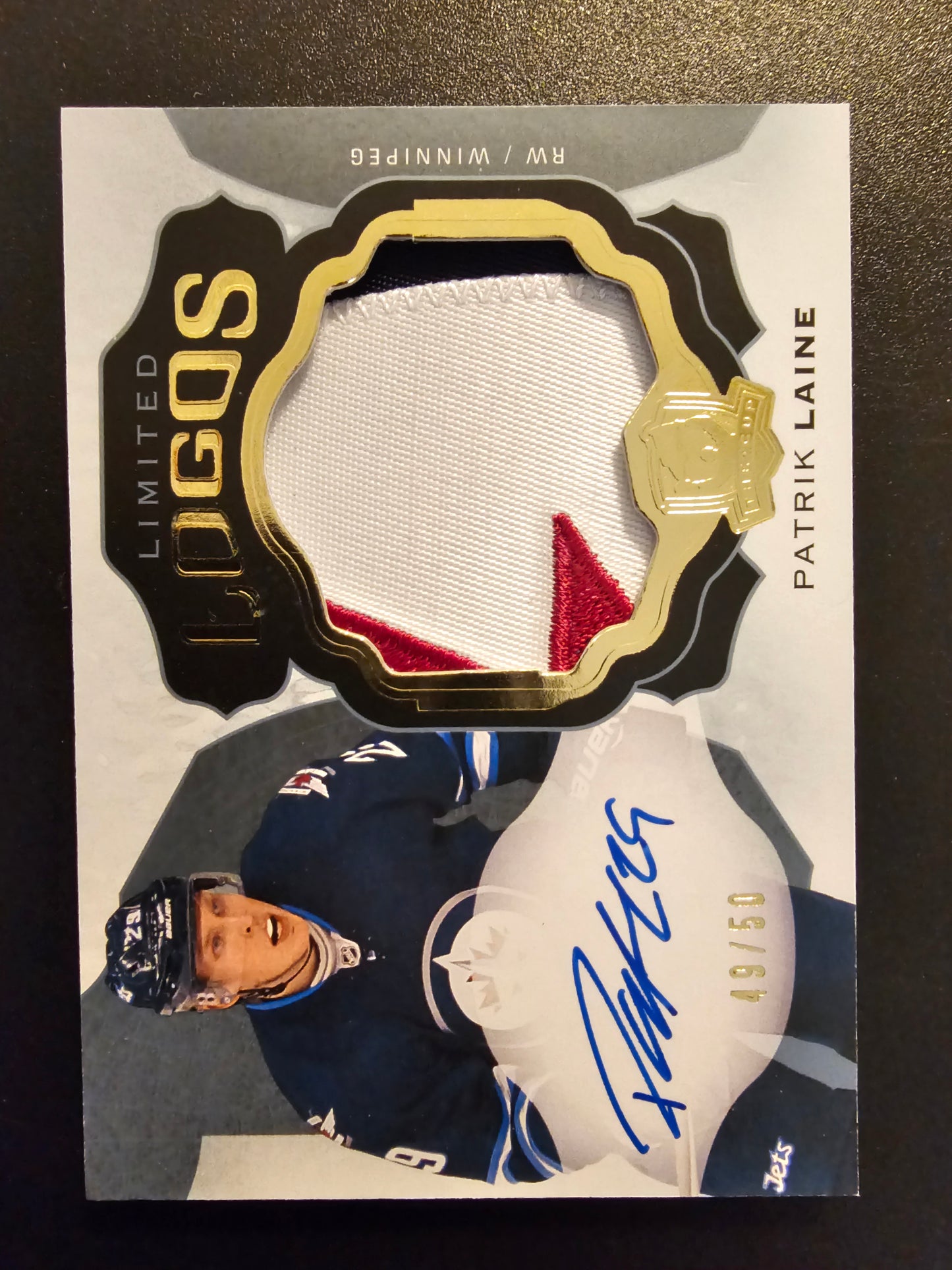 2016-17 Upper Deck The Cup - Limited Logos - Patrik Laine #LL-PL /50 RY
