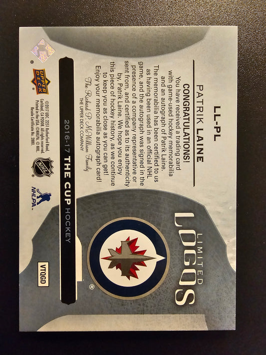 2016-17 Upper Deck The Cup - Limited Logos - Patrik Laine #LL-PL /50 RY