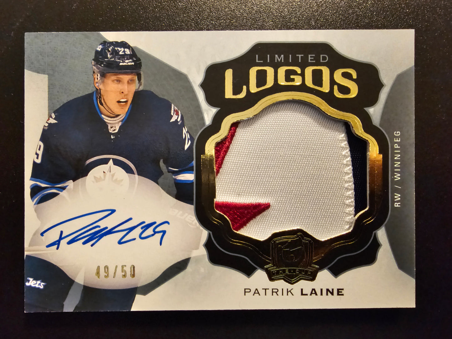 2016-17 Upper Deck The Cup - Limited Logos - Patrik Laine #LL-PL /50 RY