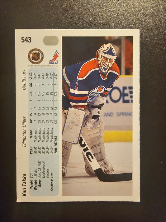 2019-20 Upper Deck 30th Anniversary Buyback 1990-91 - Kari Takko #543 1of1