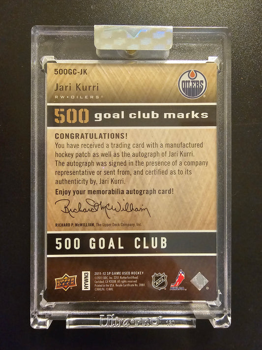 2011-12 Upper Deck SP Game Used Edition - 500 Goal Club Marks - Jari Kurri #500GC-JK /25